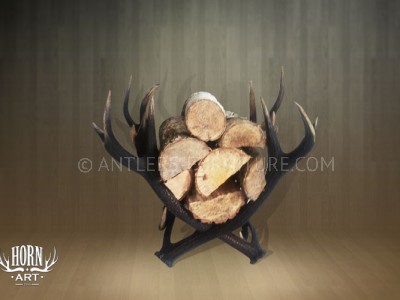 Antler firewood rack